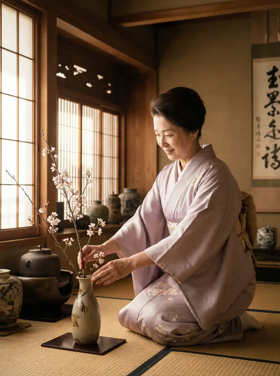 一位优雅的 四虎视频 - 四虎视频网 | 免费在线观看热门影视 | 高清流畅不卡顿 在和室中插花